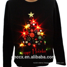 14STC8055 2016 high quality christmas sweater with LED lights